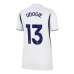 Maillot de foot Tottenham Hotspur Destiny Udogie #13 Domicile vêtements Femmes 2026-27 Manches Courtes
